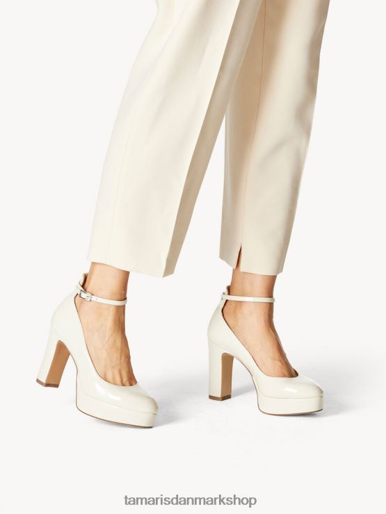 Tamaris Kvinder pumper - beige/nøgen patent XVXV8T1466 sko