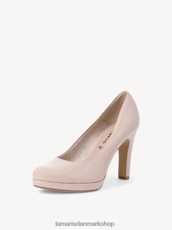Tamaris Kvinder pumper - beige/nøgen patent XVXV8T2273 sko