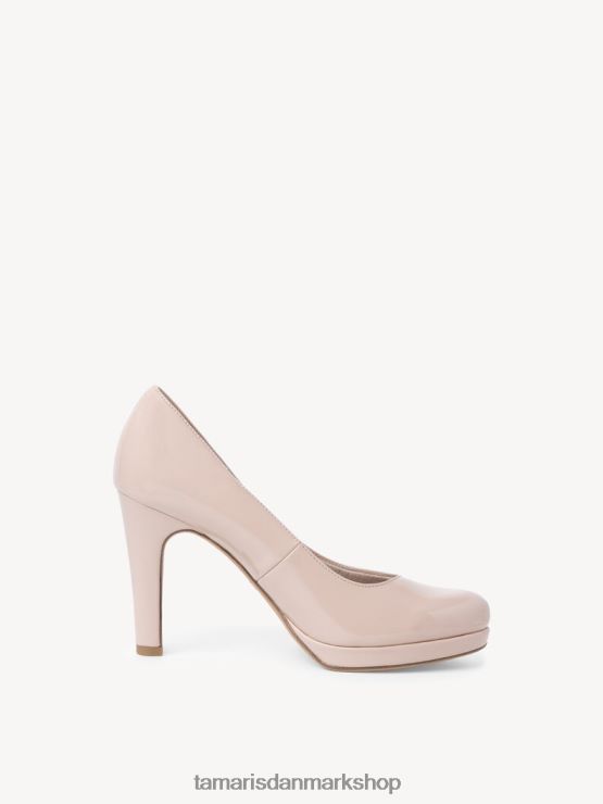 Tamaris Kvinder pumper - beige/nøgen patent XVXV8T2273 sko