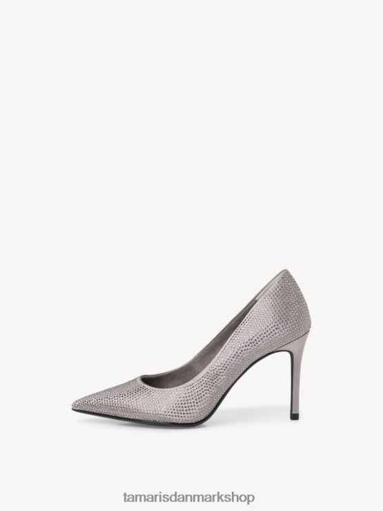Tamaris Kvinder pumper - grå/grå glam XVXV8T1690 sko
