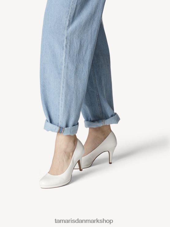 Tamaris Kvinder pumper - hvid/hvid patent XVXV8T2042 sko