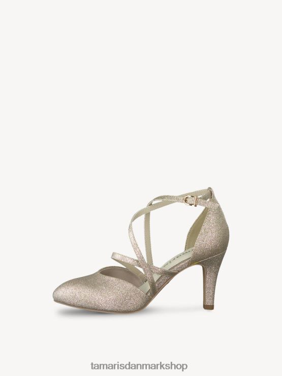 Tamaris Kvinder pumper - metallic/lt.guld glam XVXV8T529 sko