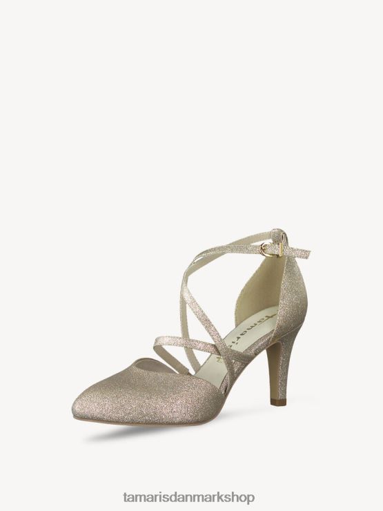 Tamaris Kvinder pumper - metallic/lt.guld glam XVXV8T529 sko