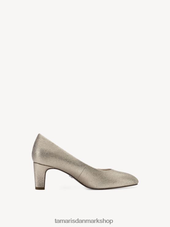 Tamaris Kvinder pumper - metallic/lt.guld glam XVXV8T795 sko