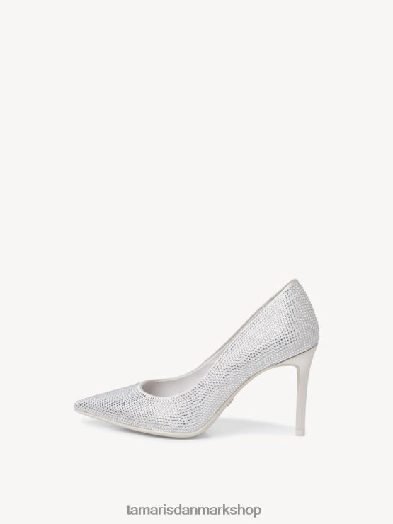 Tamaris Kvinder pumper - metallic/sølv glam XVXV8T712 sko