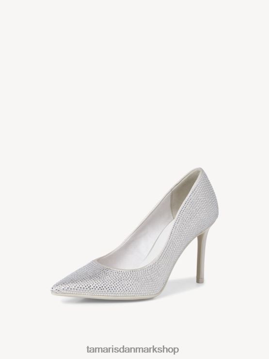 Tamaris Kvinder pumper - metallic/sølv glam XVXV8T712 sko