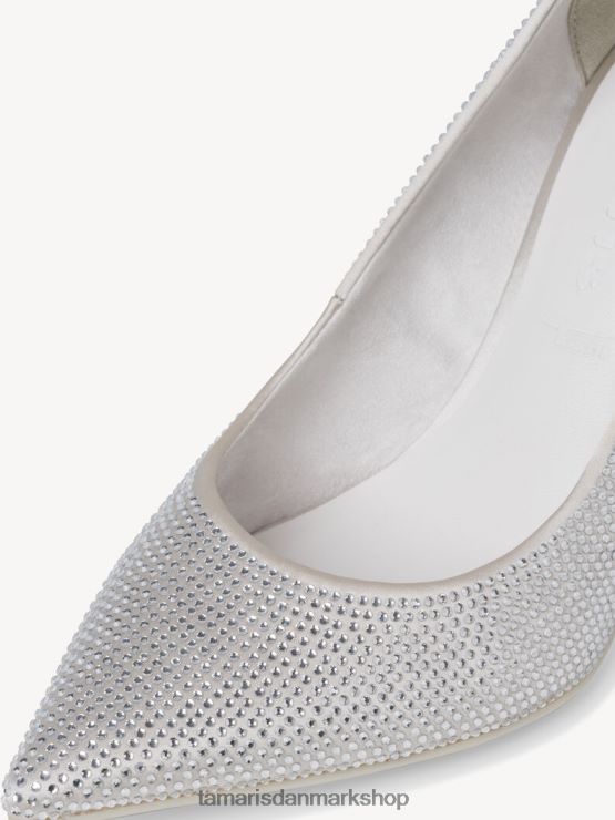 Tamaris Kvinder pumper - metallic/sølv glam XVXV8T712 sko