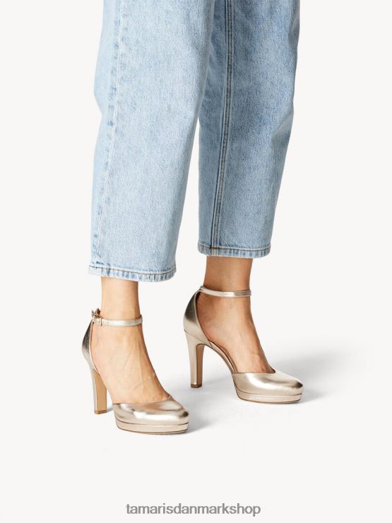 Tamaris Kvinder pumper - metallisk/lys guld XVXV8T1351 sko