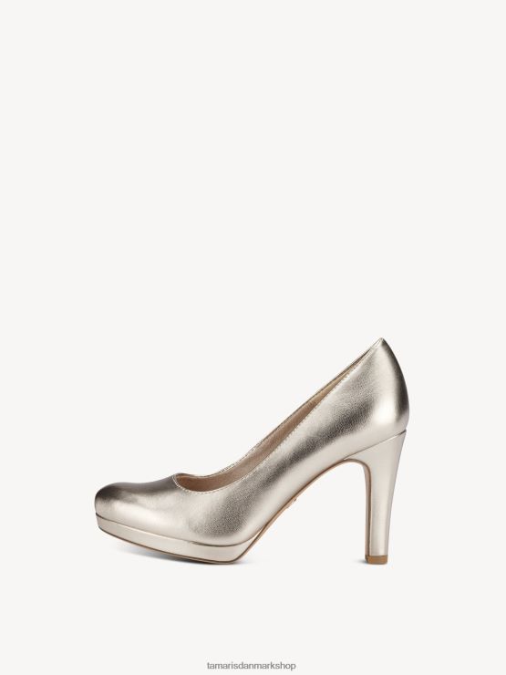 Tamaris Kvinder pumper - metallisk/lys guld XVXV8T408 sko