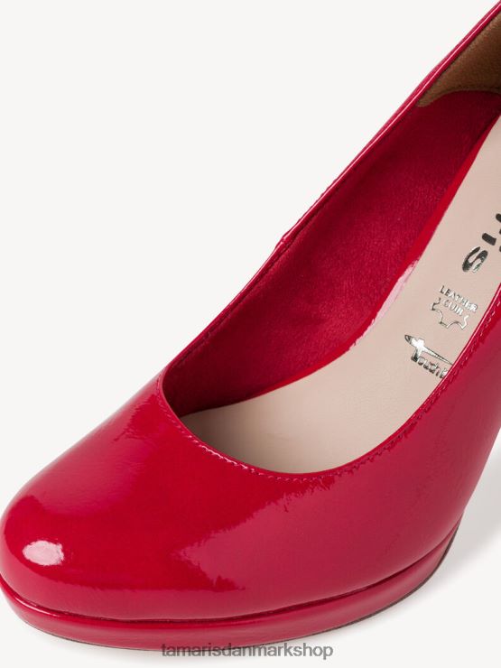 Tamaris Kvinder pumper - rød/chili patent XVXV8T948 sko