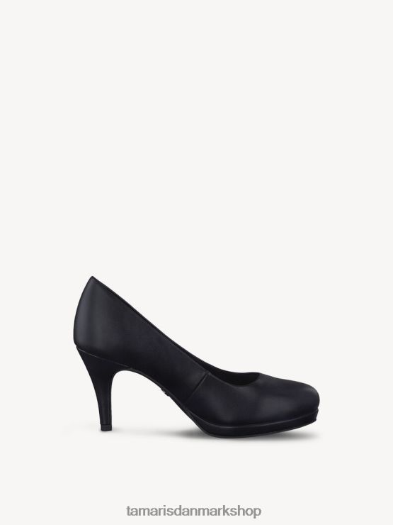 Tamaris Kvinder pumper - sort/sort mat XVXV8T2310 sko