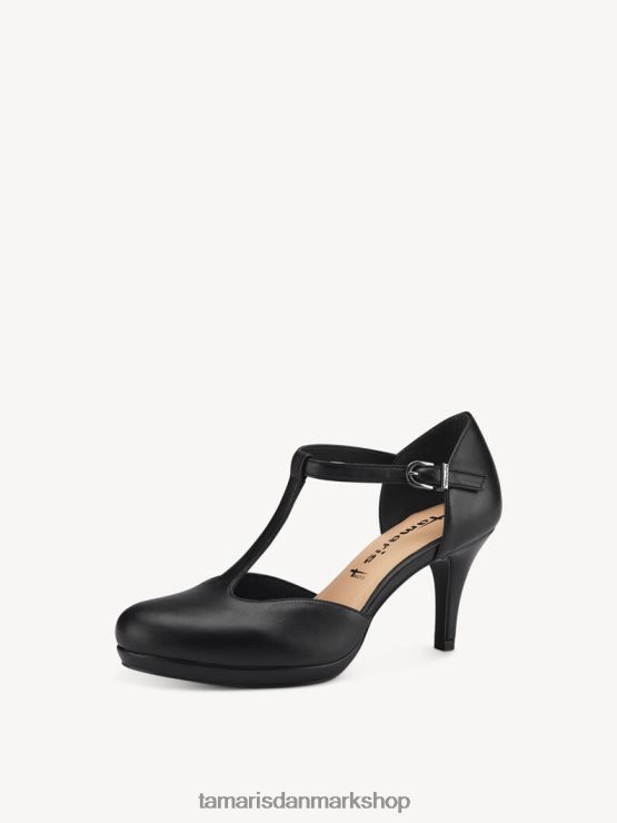 Tamaris Kvinder pumper - sort/sort mat XVXV8T923 sko