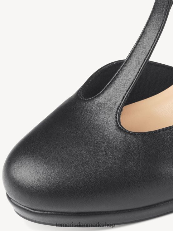 Tamaris Kvinder pumper - sort/sort mat XVXV8T923 sko