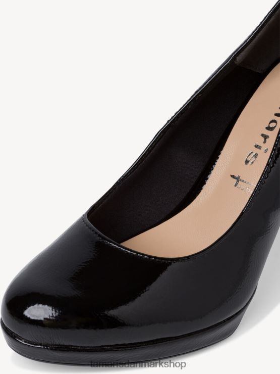 Tamaris Kvinder pumper - sort/sort patent XVXV8T897 sko