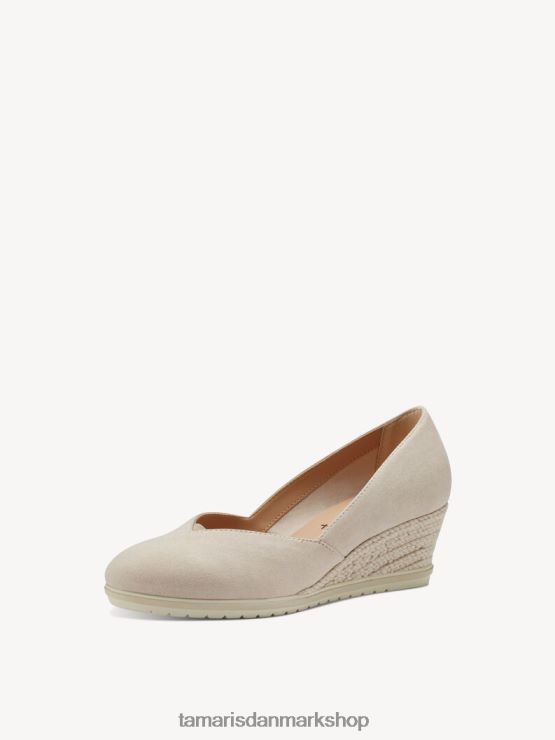Tamaris Kvinder pumps - beige/elfenben XVXV8T2130 sko