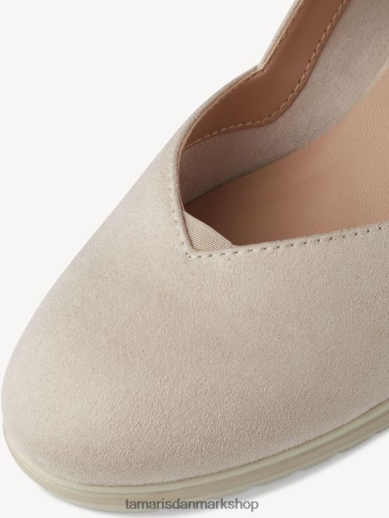 Tamaris Kvinder pumps - beige/elfenben XVXV8T2130 sko