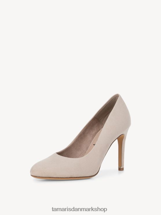 Tamaris Kvinder pumps - beige/elfenben XVXV8T2146 sko