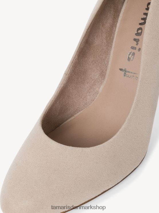 Tamaris Kvinder pumps - beige/elfenben XVXV8T2146 sko