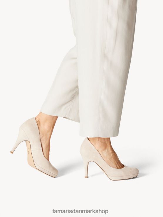 Tamaris Kvinder pumps - beige/elfenben XVXV8T404 sko