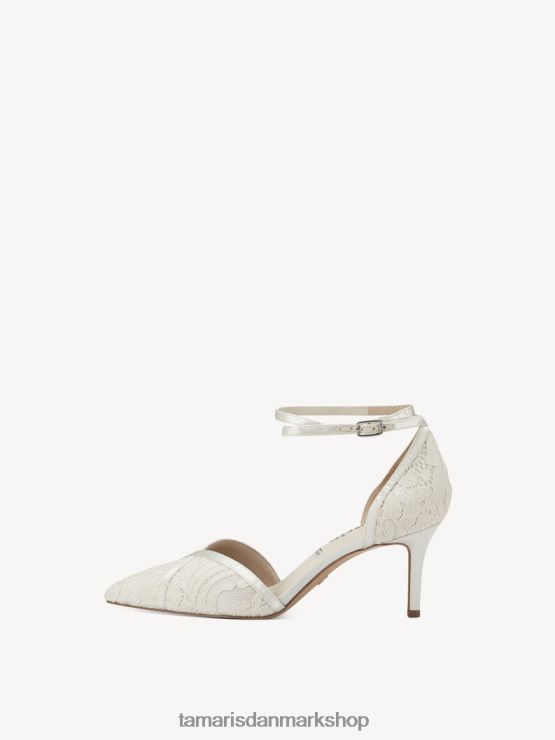 Tamaris Kvinder pumps - beige/elfenben macramee XVXV8T364 sko