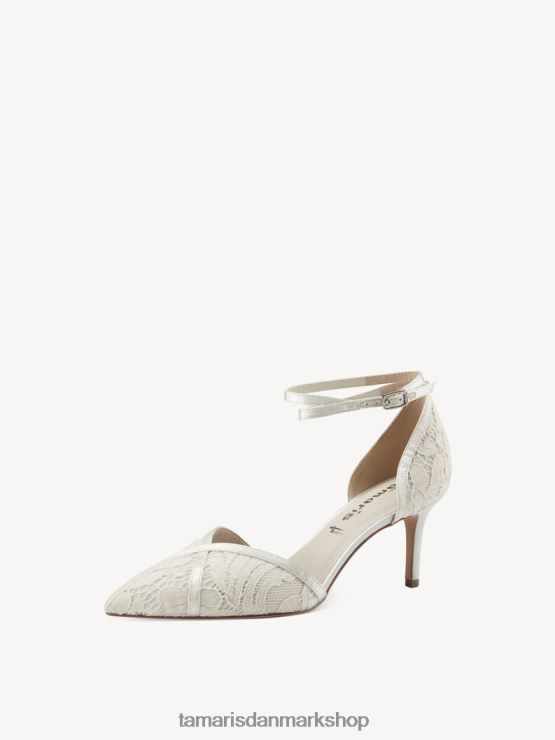 Tamaris Kvinder pumps - beige/elfenben macramee XVXV8T364 sko