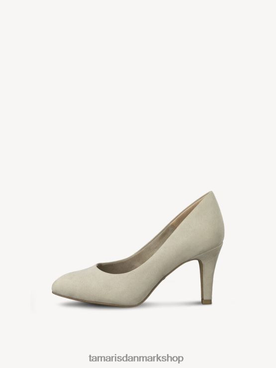Tamaris Kvinder pumps - beige/klit XVXV8T2089 sko