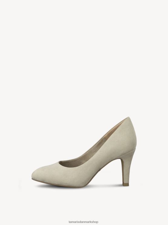 Tamaris Kvinder pumps - beige/klit XVXV8T2089 sko