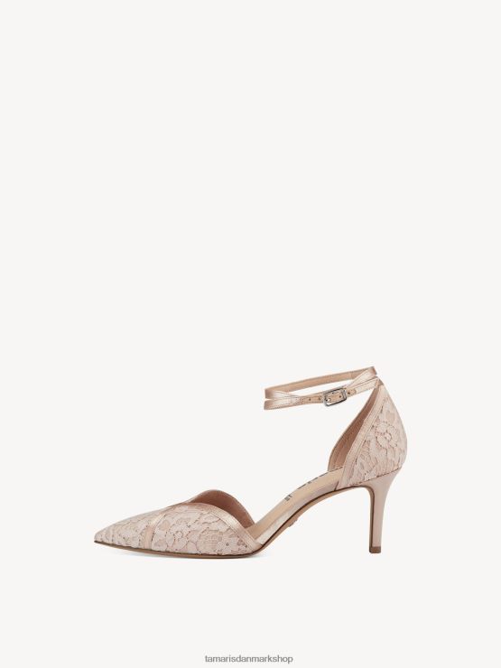 Tamaris Kvinder pumps - rose/rose macramee XVXV8T963 sko