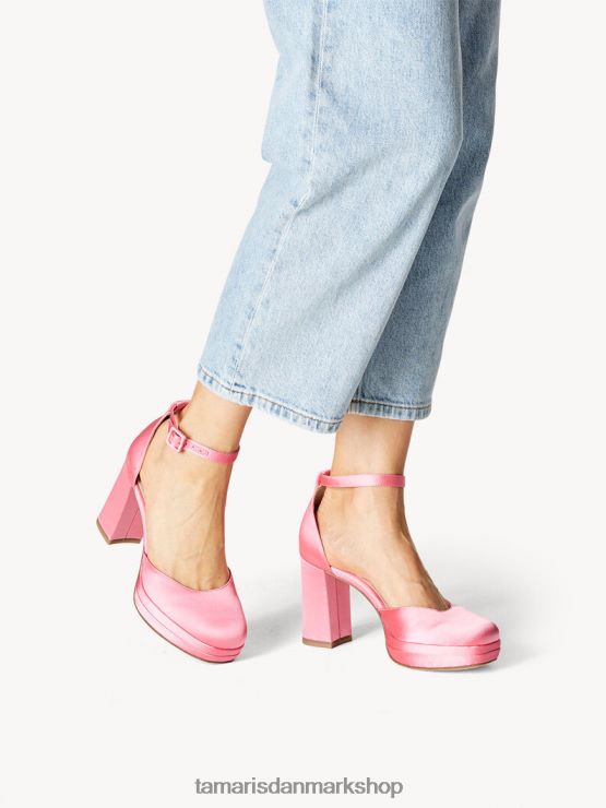 Tamaris Kvinder pumps - rose/sliksatin XVXV8T1561 sko