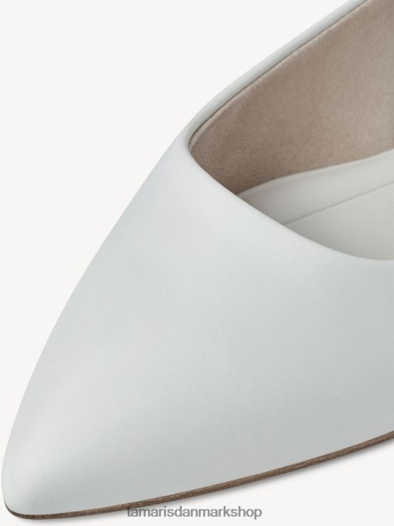 Tamaris Kvinder slyngepumper - hvid/hvid mat XVXV8T561 sko