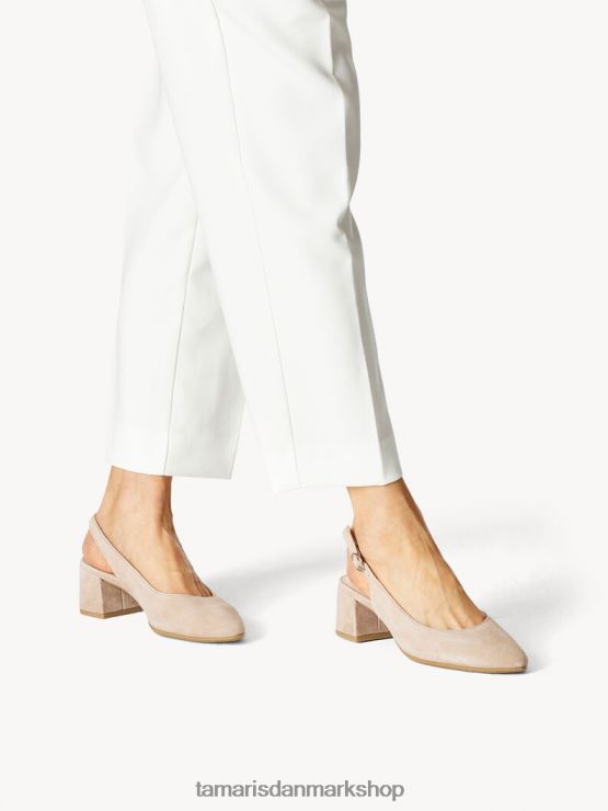 Tamaris Kvinder slyngepumper i læder - rose XVXV8T1521 sko