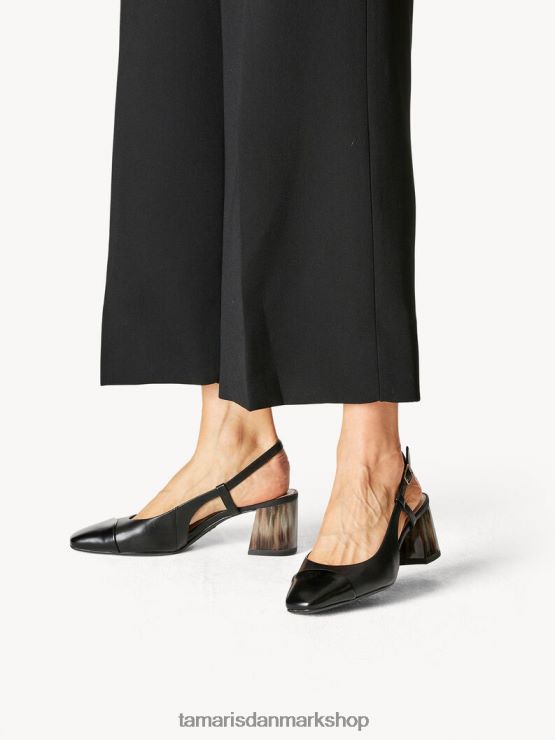 Tamaris Kvinder slyngepumper - sort XVXV8T2219 sko