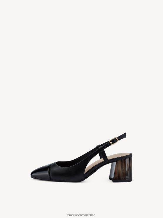 Tamaris Kvinder slyngepumper - sort XVXV8T2219 sko