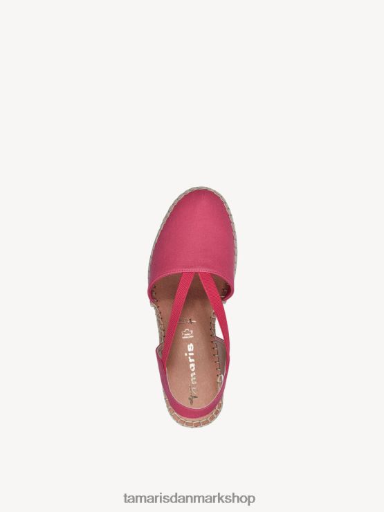 Tamaris Kvinder espadrill - pink/hindbær XVXV8T1822 sko
