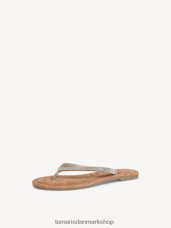 Tamaris Kvinder læder tåskillere - metallic/sølv glam XVXV8T370 sko