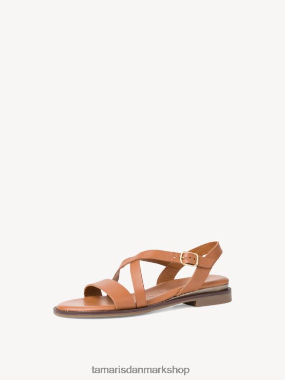 Tamaris Kvinder lædersandal - beige/cuoio XVXV8T2172 sko