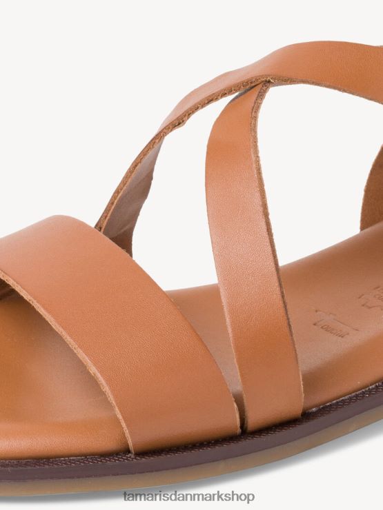 Tamaris Kvinder lædersandal - beige/cuoio XVXV8T2172 sko
