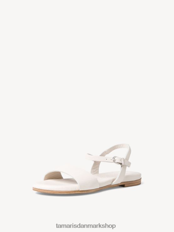 Tamaris Kvinder lædersandal - beige/elfenben XVXV8T1905 sko