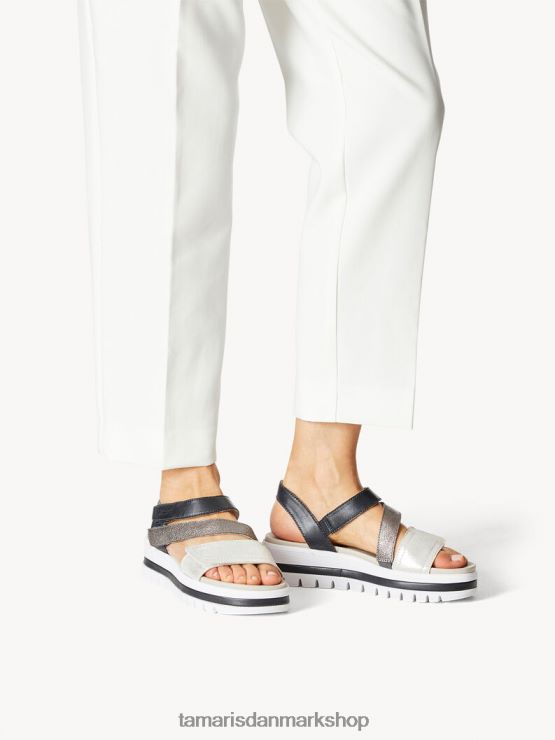 Tamaris Kvinder lædersandal - blå/marineblå kam XVXV8T1559 sko