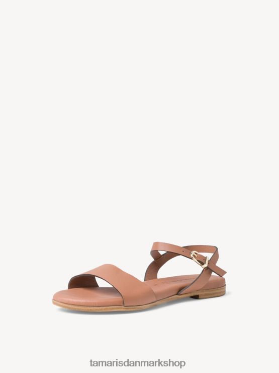 Tamaris Kvinder lædersandal - brun/møtrik XVXV8T1934 sko