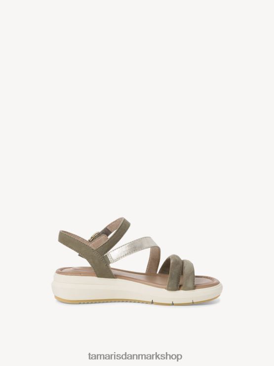 Tamaris Kvinder lædersandal - grøn/salvie XVXV8T531 sko