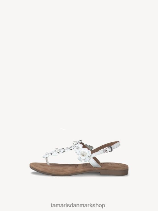 Tamaris Kvinder lædersandal - hvid XVXV8T1257 sko