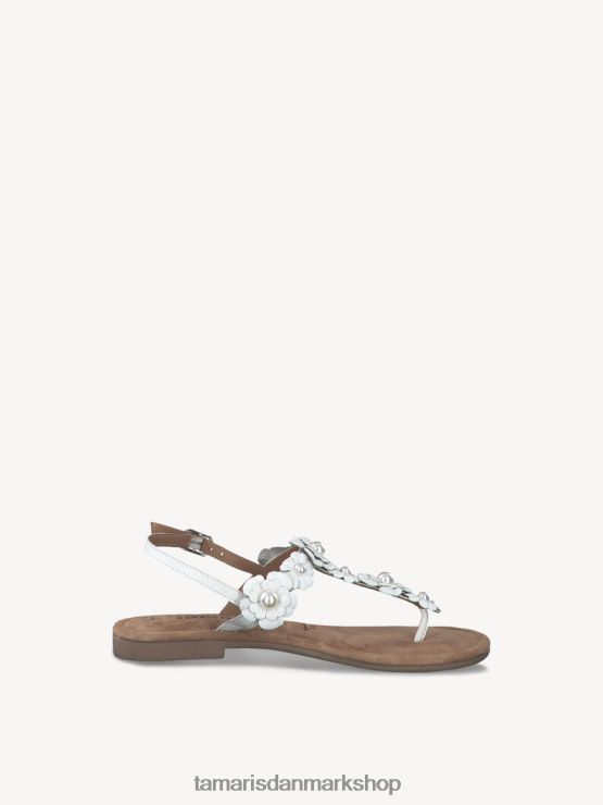 Tamaris Kvinder lædersandal - hvid XVXV8T1257 sko