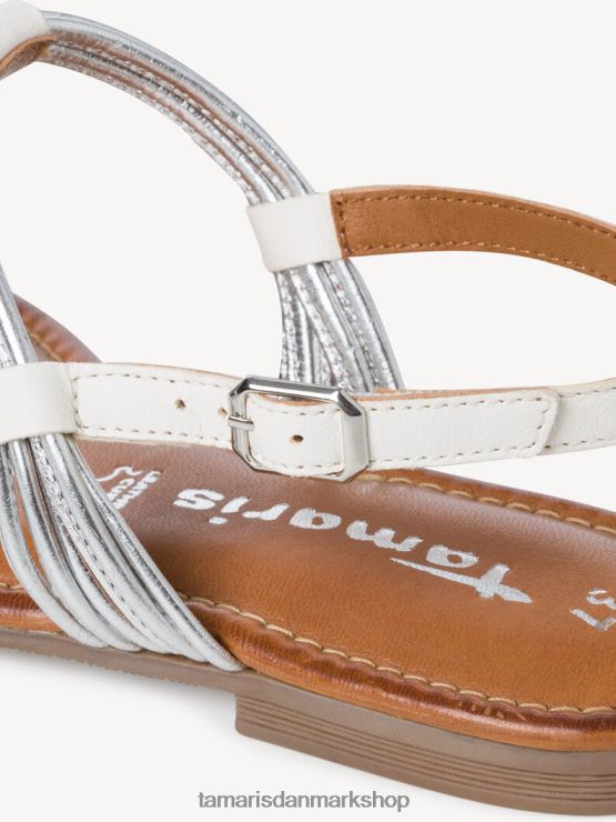 Tamaris Kvinder lædersandal - hvid XVXV8T574 sko