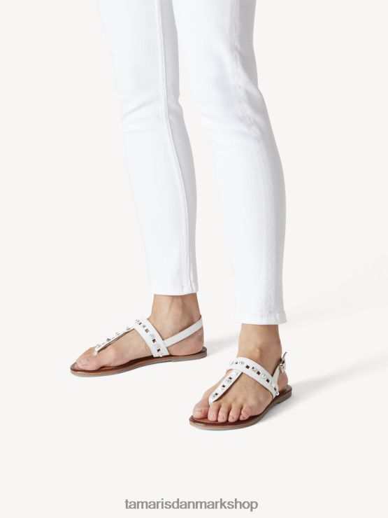 Tamaris Kvinder lædersandal - hvid XVXV8T578 sko