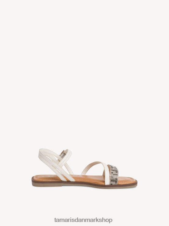 Tamaris Kvinder lædersandal - hvid XVXV8T776 sko