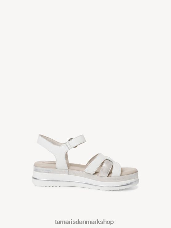 Tamaris Kvinder lædersandal - hvid XVXV8T810 sko