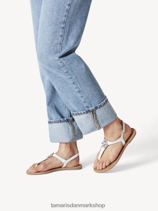 Tamaris Kvinder lædersandal - hvid XVXV8T999 sko