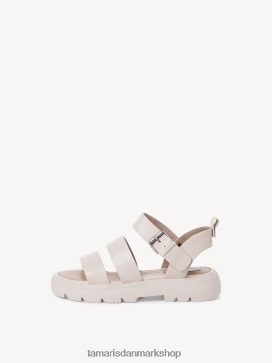 Tamaris Kvinder lædersandal - hvid/offwhite XVXV8T1314 sko
