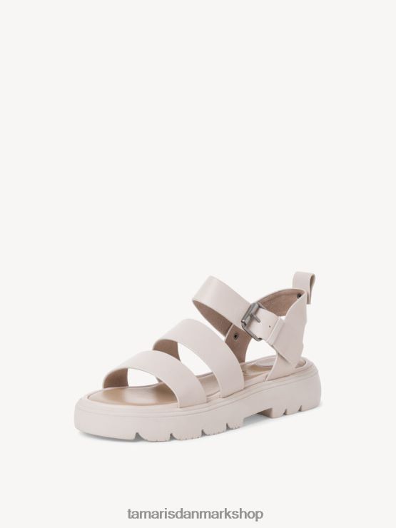 Tamaris Kvinder lædersandal - hvid/offwhite XVXV8T1314 sko